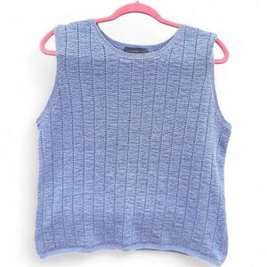 Women's Blue Sleeveless Vest